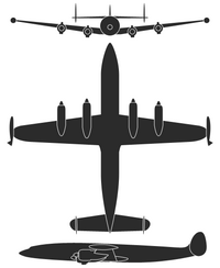 Проекции Lockheed L-1049G Constellation