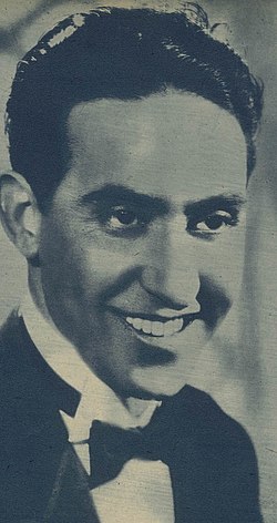 L'actor Luis Prendes, en una imachen de 1943.