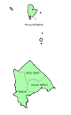 Map of Kuala Nerus District, Terengganu 登嘉楼州瓜拉尼鲁斯县地图