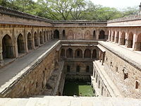 The Rajon ki Baoli stepwell was built by Sikandar Lodi in 1516.[24]