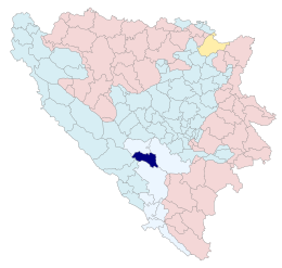 Jablanica – Mappa