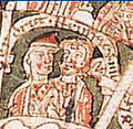 Henry the Proud (1102-1139), Duke of Bavaria and Saxony, and his wife Gertrud of Saxony, daughter of Emperor Lothair III, Duke of Saxony