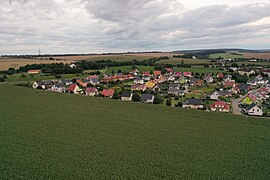 Blick auf Mellingen in Richtung Osten