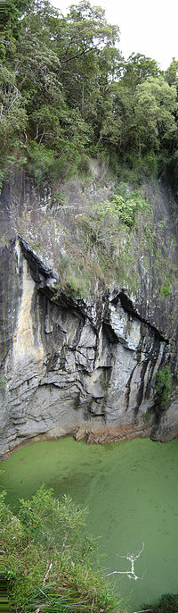 The Mt Yhpipamee Crater on the Atherton Tablelands.