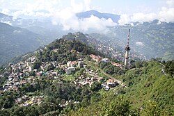 Gangtok látképe