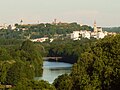 Angulema et ses remparts vus de Fléac