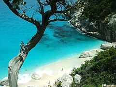 Crique de Cala Goloritzé en Sardaigne.