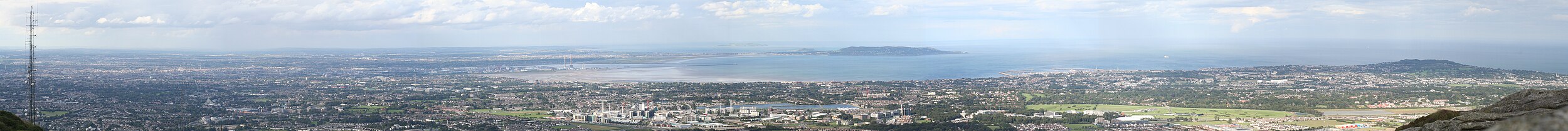 Panorama of Dublin City