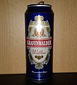 A can of Grafenwalder Weißbier