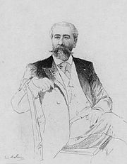 French poet José-Maria de Heredia (1842–1905) c. 1897