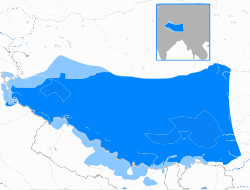 Verspreiding van Tibettaans