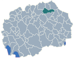 Kratovo – Mappa