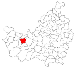 Mănăstireni – Mappa