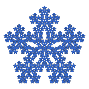 4th iteration, with center pentagons