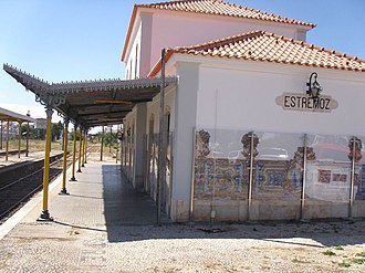 Estação de Estremoz, em 2008