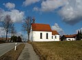 Ehemalige Pfarrkirche der Herrschaft Wolkenberg, jetzt Kapelle St. Cyprian