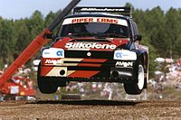 Will Gollop used his MG Metro 6R4 BiTurbo to claim the FIA European Rallycross Championship title in 1992