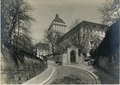 Blick von der Künstlergasse auf den Neubau