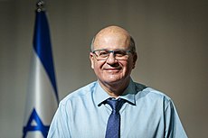 לוי עם כניסתו לתפקיד מנכ"ל משרד הבריאות, יוני 2020