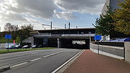 R1o onder station Antwerpen-Berchem