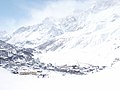 Vue du Breuil en hiver.