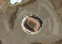 Description de l'image FedEx field satellite view.png.