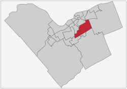 Location within Ottawa