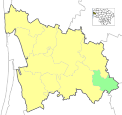 Location of Judrėnai Eldership