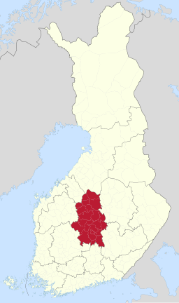 Landskapets läge i Finland