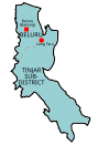 Map of Beluru District, Sarawak 砂拉越州比鲁如县地图