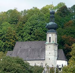 Skyline of Trostberg