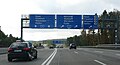 Autobahnbeginn am Hattenbacher Dreieck