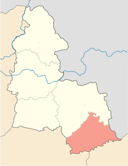 Raion location in Sumy Oblast