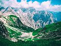 Val Cimoliana dall'alto