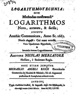 Nicolaus Mercator Logarithmotechnia.png