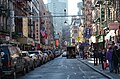 Boutiques chinoises à Mott Street en 2012.