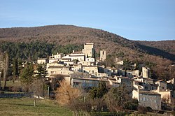 Skyline of Le Poët-Laval