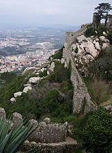 Vue du château des Maures.