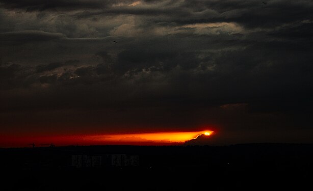 Sunset in Lublin