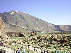 El sur del Pico del Teide