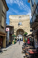 Porte fortifiée, vue de l'intérieur de la ville.