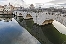 Ansicht auf Ponte di Tiberio