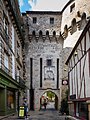 Remparts de Vannes Porte Prison et tour y attenant, soubassement de la tour gauche