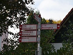 Streckenbeschilderung