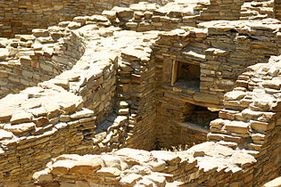 Chaco Kiva Detail, Chaco Culture National Historic Park, NM