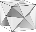 Two tetrahedra in a cube