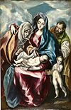 El Greco – „Die heilige Familie“, 1604