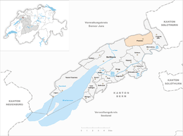 Pieterlen - Localizazion