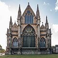 Vue de la façade de l’extrémité orientale.