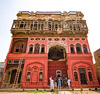 The Omar Hayat Mahal in Chiniot, Pakistan